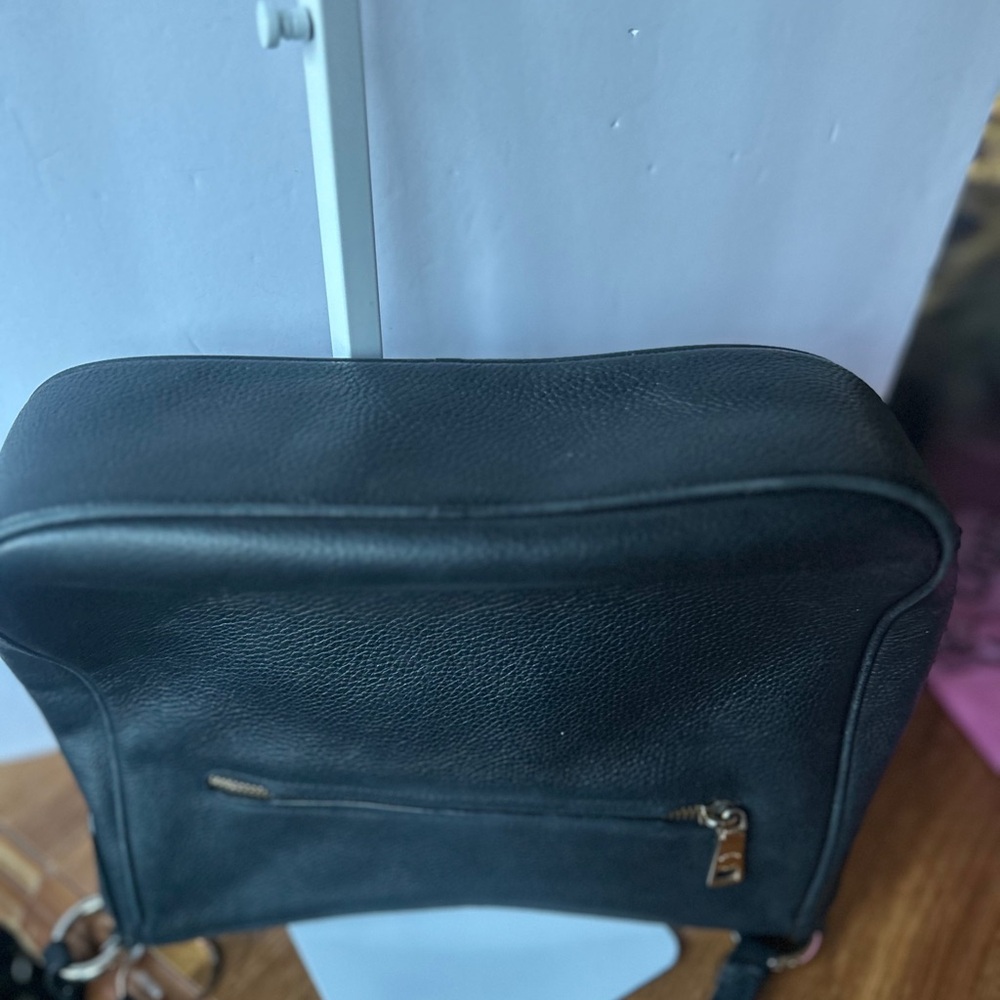Coach Black Pebbled Leather Hobo Shoulder Bag with Tassel - Picture 4 of 12